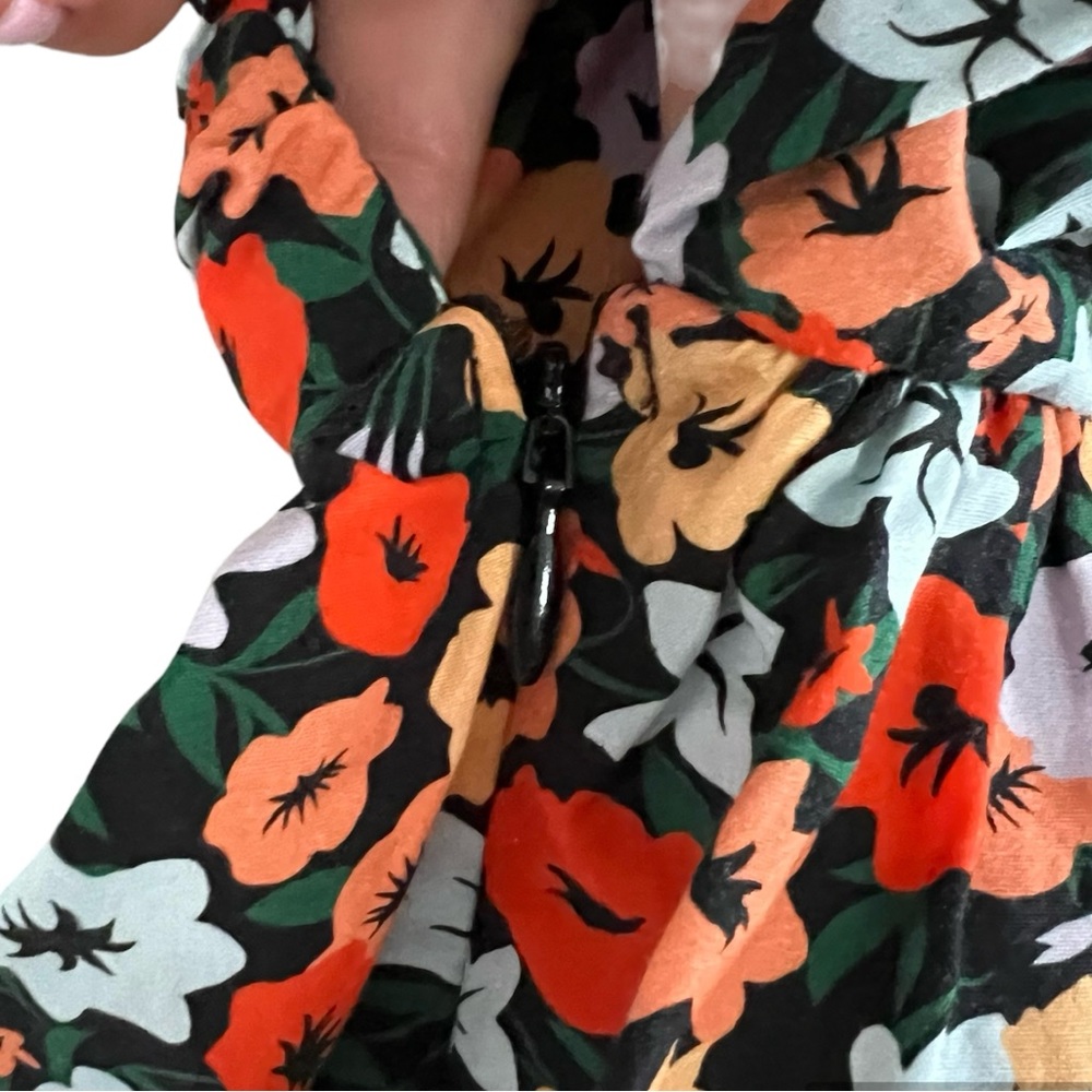AGUA BY AGUA BENDITA Horizonte Floral Print Mini Dress in Multicolor Small - Picture 12 of 16